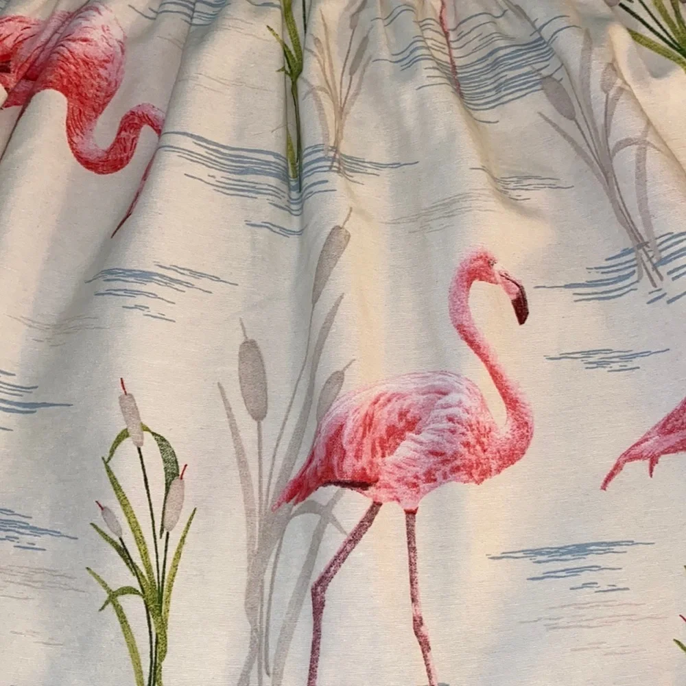les petites jupes de prune flamingo print skirt